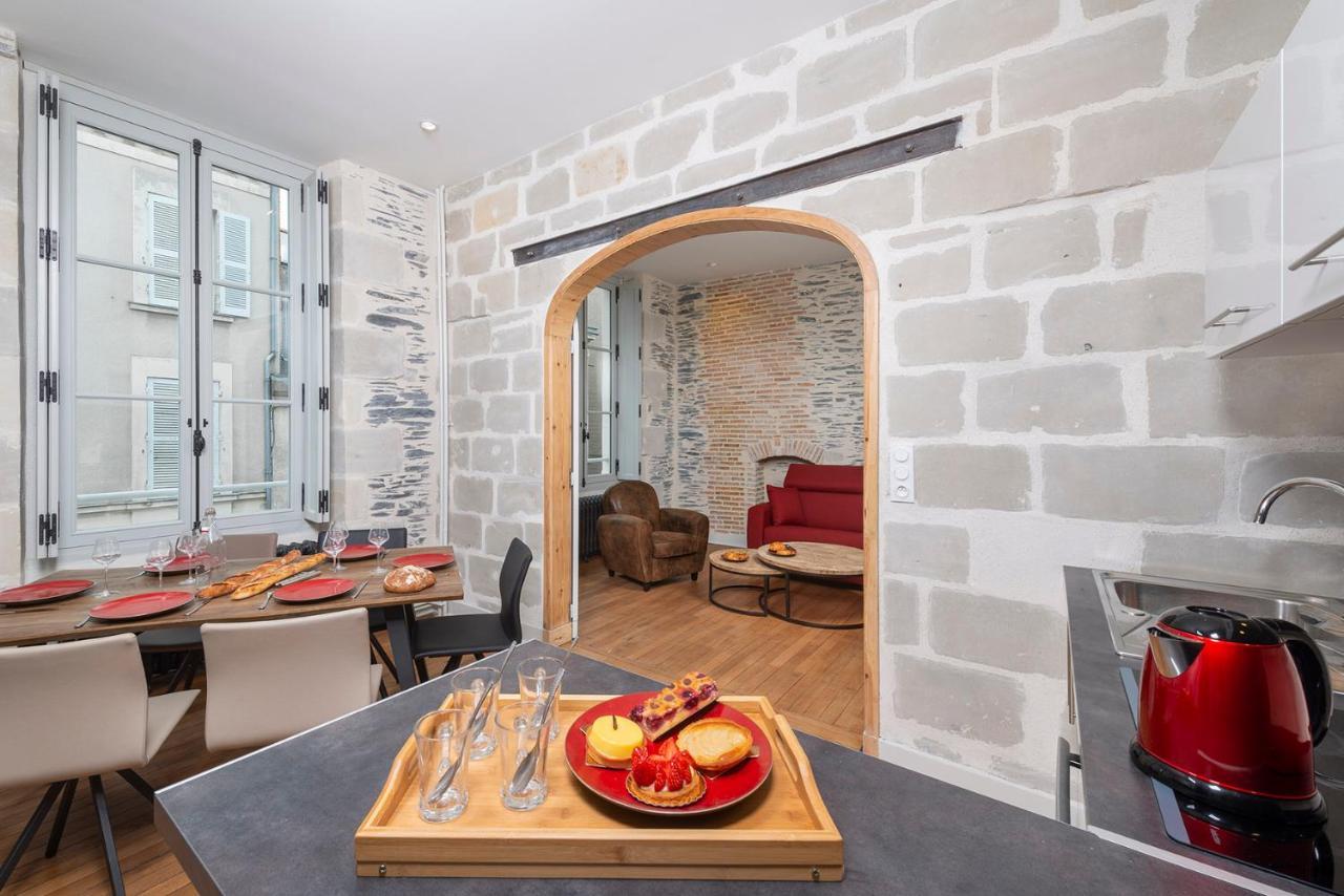 Appartements Lumineux Et Charmants En Coeur De Ville Анже Стая снимка